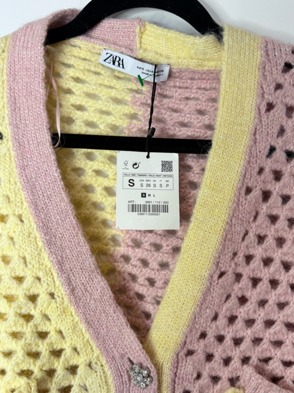 Zara Eyelet Cardigan - Picture 6 of 6